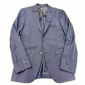 Theory Men's Decatur HL / Lexus Black Wool Two-Button Blazer Size 36 Regular